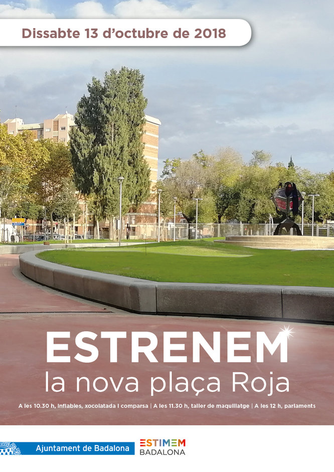 La plaça Roja de Sant Roc s’inaugura aquest dissabte després d’una profunda remodelació