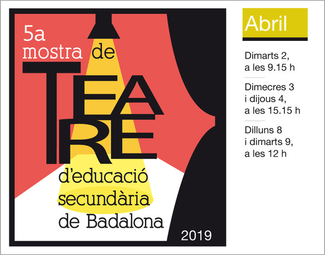 5a Mostra de Teatre d’Educació Secundària de Badalona