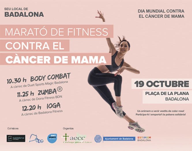 Badalona commemora el Dia Mundial contra el Càncer de Mama amb dos esdeveniments