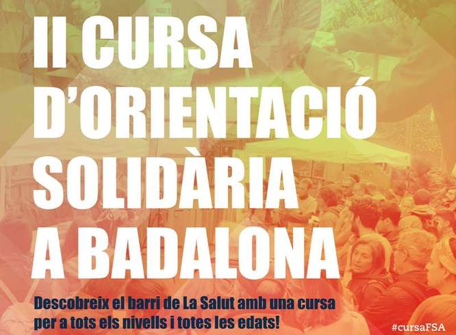 Aquest diumenge 27 d’octubre es celebra a Badalona la II Cursa d’orientació solidària