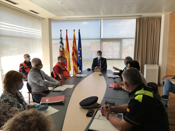 L’alcalde de Badalona es reuneix amb el Comitè d’emergències encarregat del seguiment diari de l’evolució del coronavirus