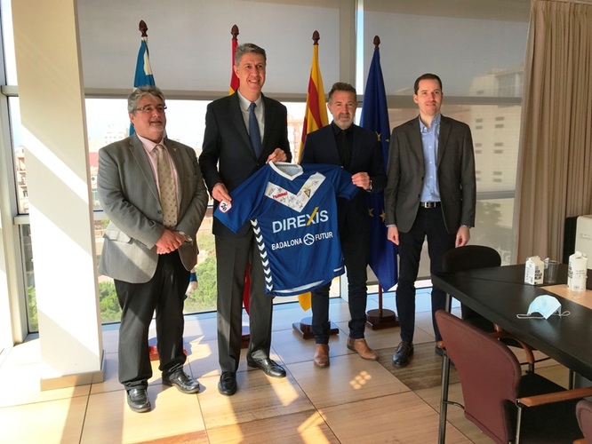 L’Ajuntament i el CF Badalona signen la pròrroga del contracte de patrocini per a la difusió de la marca “Badalona és futur”