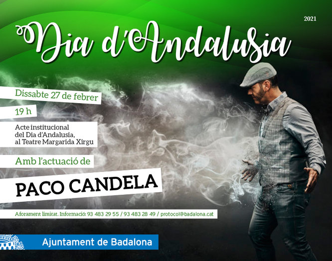 Badalona celebra aquest dissabte 27 de febrer al Teatre Margarida Xirgu l’acte institucional del Dia d’Andalusia