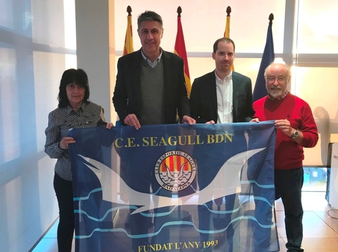 L’Ajuntament de Badalona signa un acord de col·laboració amb el Club Esportiu Seagull per contribuir a la seva consolidació i futur creixement