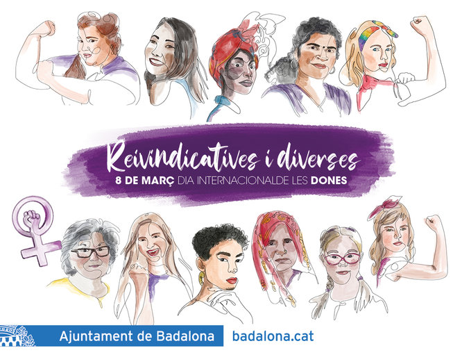 Badalona commemora el Dia Internacional de les Dones amb un seguit d’actes i activitats programades durant tot el mes de març