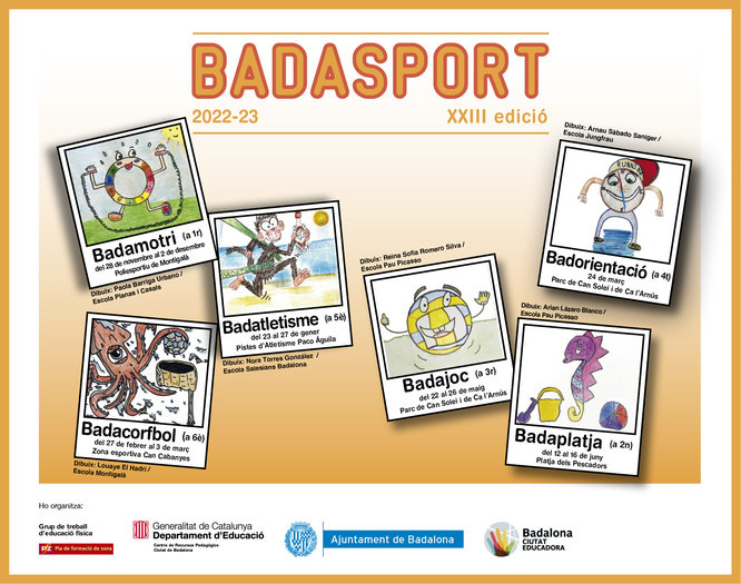 Més de 6.500 nens i nenes de primària participaran en la 23a edició del Badasport