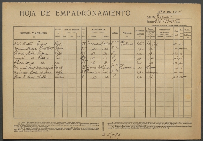 El Museu de Badalona facilita la consulta en línia de censos i padrons històrics de la ciutat