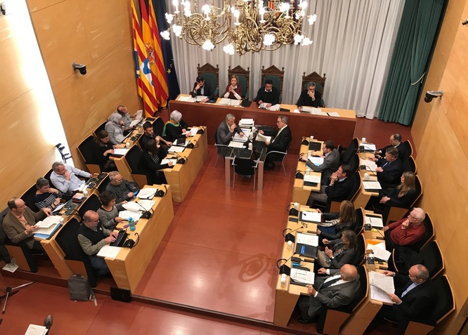 El dimarts 29 de gener, sessió ordinària del Ple de l’Ajuntament de Badalona