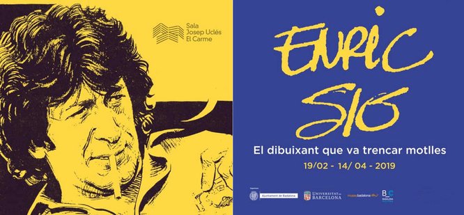 L’exposició “Enric Sió, el dibuixant que va trencar motlles” es podrà visitar entre el 19 de febrer i el 14 d’abril al Centre Cultural El Carme de Badalona