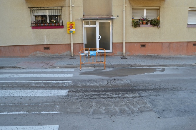 Aquest dilluns comencen les obres de reparació de la calçada del carrer de Granollers del barri de Pomar