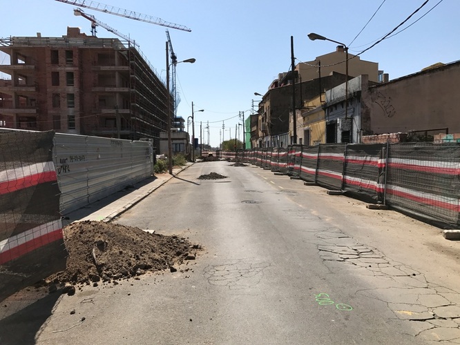 El tram del carrer del Progrés comprès entre els carrers Cervantes i Ponent romandrà tallat al trànsit durant tres mesos per obres