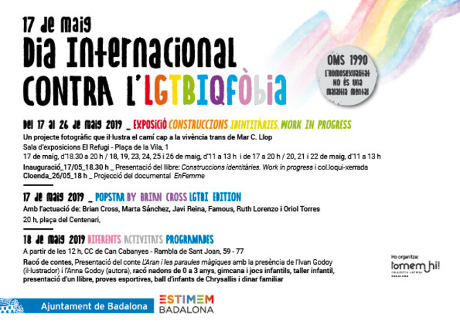Badalona commemora aquest divendres 17 de maig el Dia Internacional contra la LGTBIQfòbia