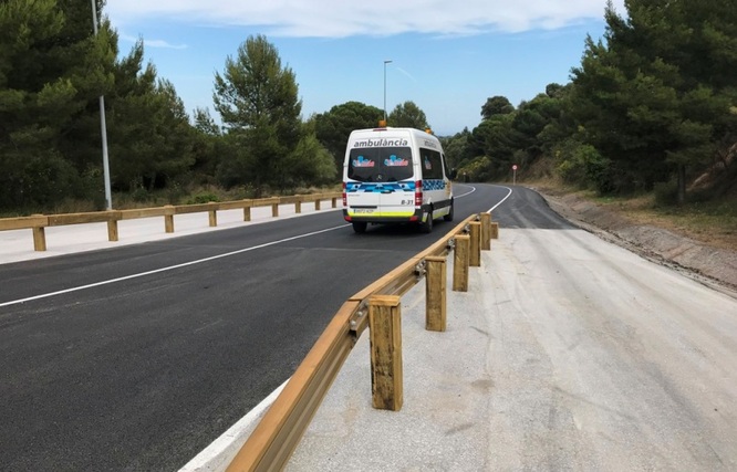 Es restableix el trànsit de vehicles en tots dos sentits de la carretera de Can Ruti de Badalona