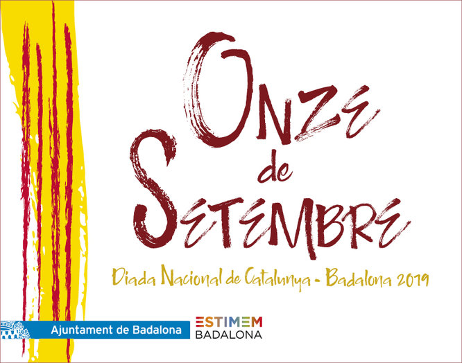 Badalona celebra la Diada Nacional de Catalunya aquest 11 de setembre a la plaça de La Plana