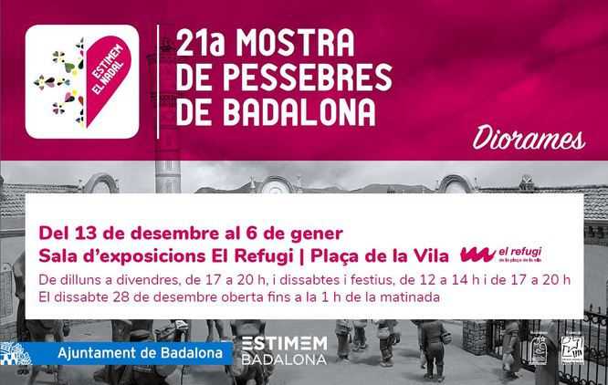 Divendres s’inaugura el Pessebre de la plaça de la Vila i la 21a Mostra de Pessebres a la sala El Refugi