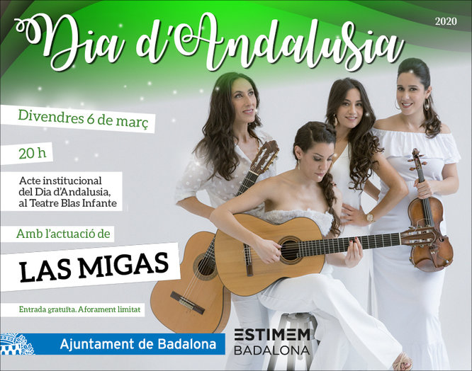 Badalona commemora el Dia d’Andalusia divendres 6 de març