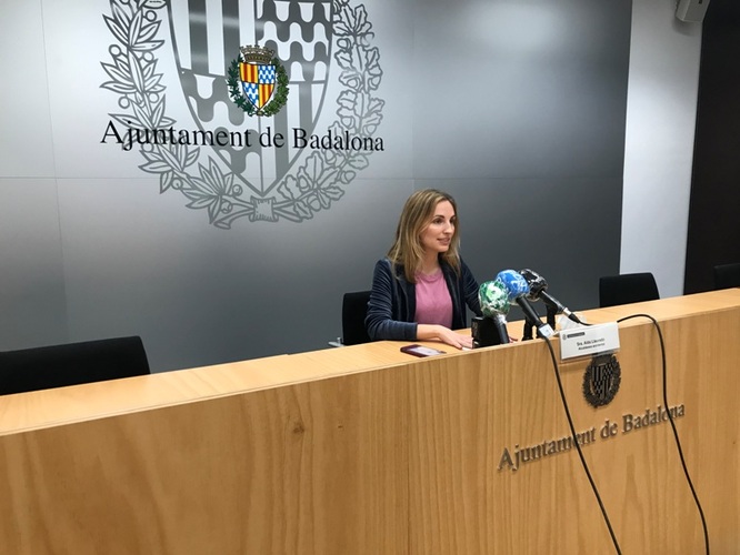 L’alcaldessa accidental de Badalona, Aïda Llauradó, anuncia que en un termini màxim de 10 dies, a partir de demà, el Ple prendrà coneixement de la dimissió d’Álex Pastor