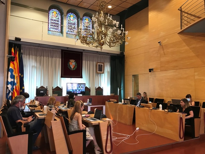 El dimarts 28 de juliol, sessió ordinària del Ple de l'Ajuntament de Badalona