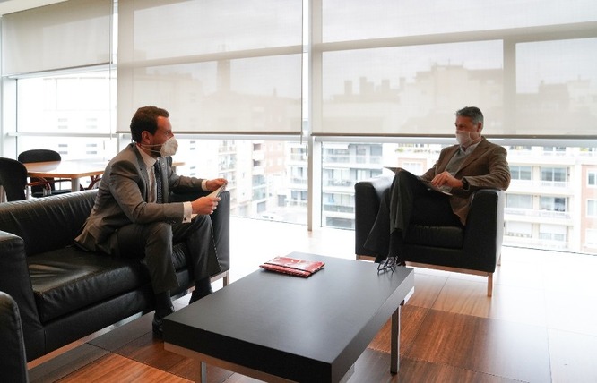 L’alcalde i el president del PSC a Badalona es reuneixen per abordar les necessitats de la ciutat en matèria d’inversions