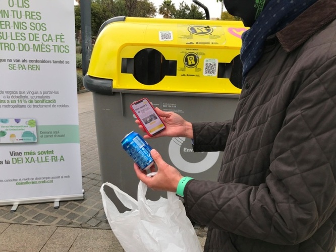 Badalona se suma a Reciclos, el sistema de reciclatge amb recompensa d'Ecoembes