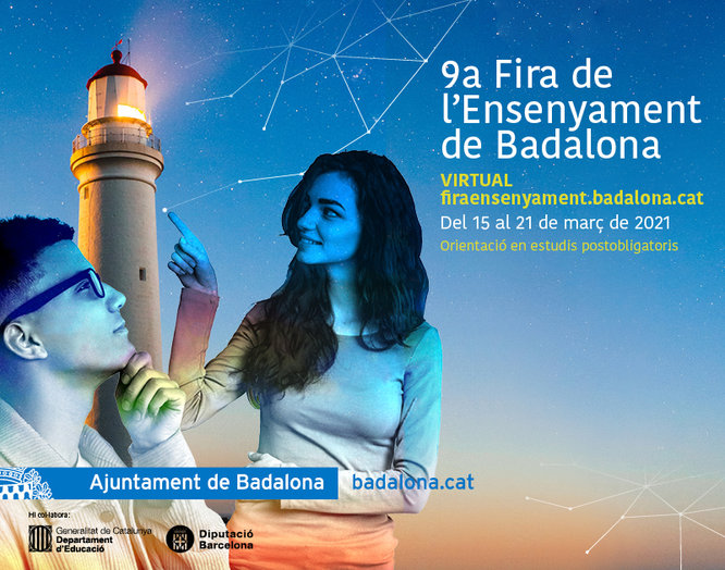 Badalona celebra la 9a Fira de l’Ensenyament amb un seguit d’activitats telemàtiques per orientar al jovent en els seus estudis postobligatoris