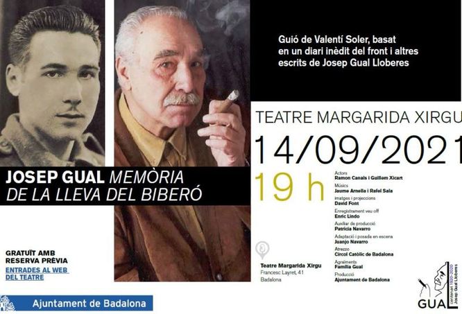 Avui dimarts a les 19 hores se celebra l’acte de cloenda del centenari Gual al Teatre Margarida Xirgu