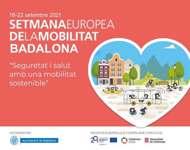 Badalona celebra el 16 al 22 de setembre la Setmana Europea de la Mobilitat per tal de promoure mitjans de transport i hàbits més sostenibles, segurs i saludables