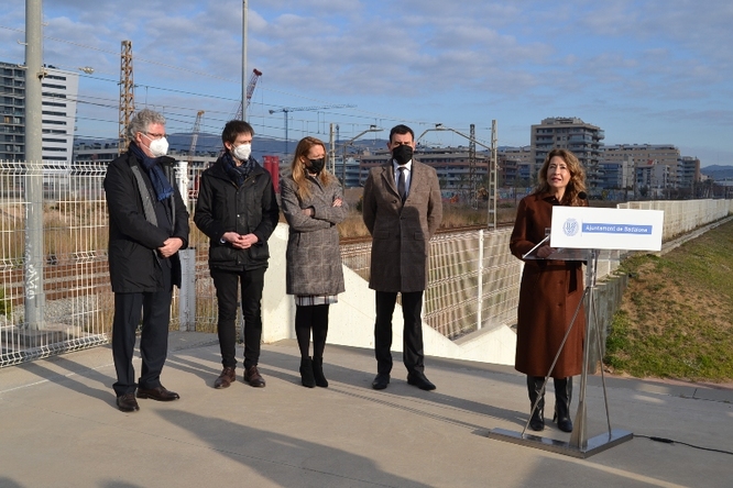L’Ajuntament de Badalona acorda amb el Ministeri de Transports, Mobilitat i Agenda Urbana la signatura del conveni per a la construcció del viaducte de les vies del tren per sobre del canal del Gorg