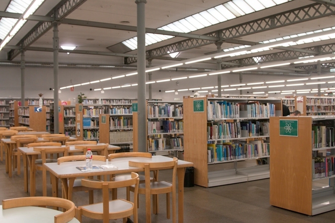 Les obres de substitució del sistema de climatització de la Biblioteca Central Urbana Can Casacuberta i l’Espai Betúlia de Badalona duraran 4 mesos