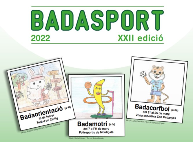 Uns 1.400 nois i noies de 4t de primària de 40 escoles de Badalona participen a partir d’aquest divendres en el Badaorientació, la primera activitat del Badasport 2021-2022