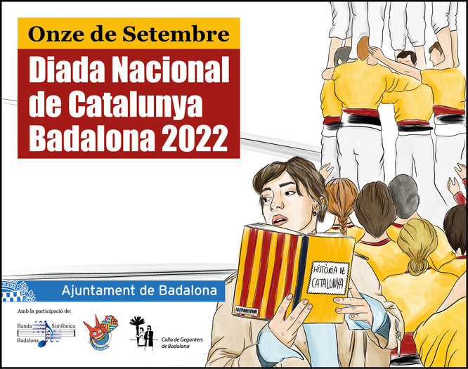 Diada Nacional de Catalunya a Badalona 2022