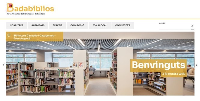 La Xarxa Municipal de Biblioteques de Badalona renova el web Badabiblios.cat i estrena un apartat dedicat als autors locals