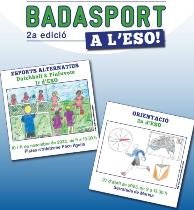 1.720 alumnes de 12 instituts de Badalona participen en la 2a edició del Badasport a l'ESO