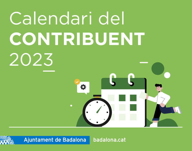 Calendari del contribuent 2023 a Badalona