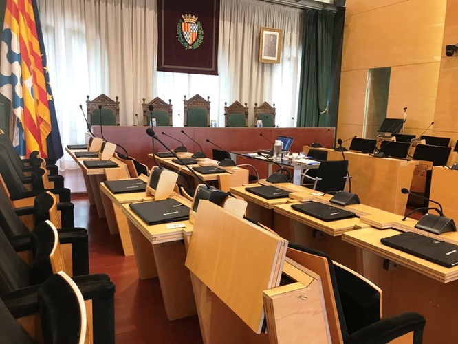El dimarts 31 de gener, sessió ordinària del Ple de l’Ajuntament de Badalona
