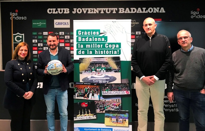 Badalona fa un balanç exitós de la Copa ACB i l’alcalde anuncia que la ciutat presentarà candidatura per tornar a ser la seu l’any 2026 o 2027