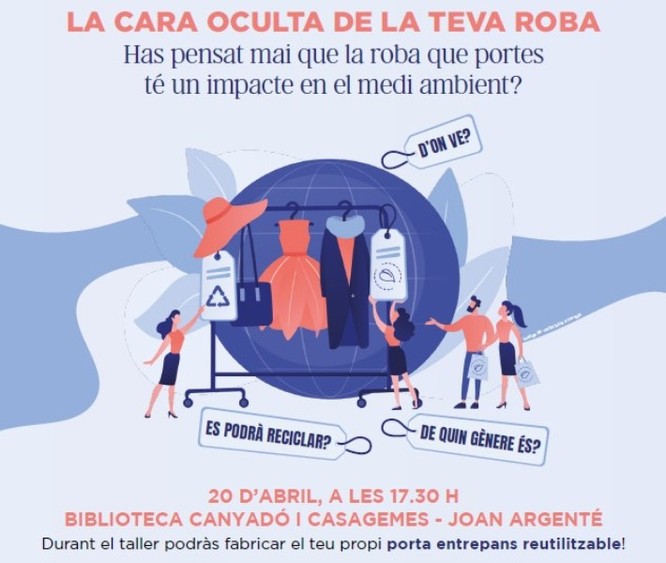 L’Ajuntament de Badalona impulsa la campanya “La cara oculta de la teva roba” per conscienciar sobre l’impacte ambiental que tenen els teixits