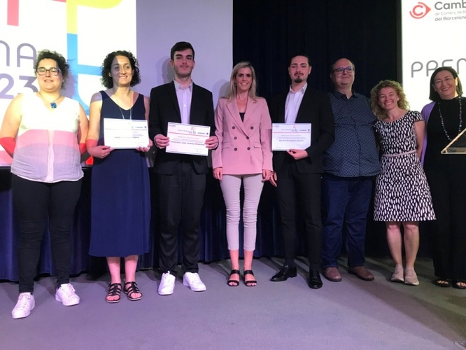Els primers premis FP Badalona reconeixen un projecte de l’institut Pompeu Fabra com a millor treball final de formació professional