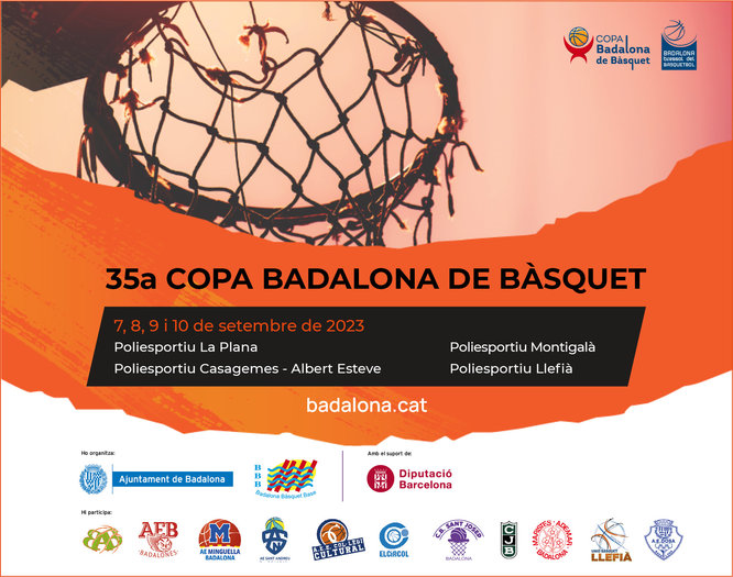 Presentació de la 35a Copa Badalona de Bàsquet i la 16a Copa Badalona de Minibàsquet