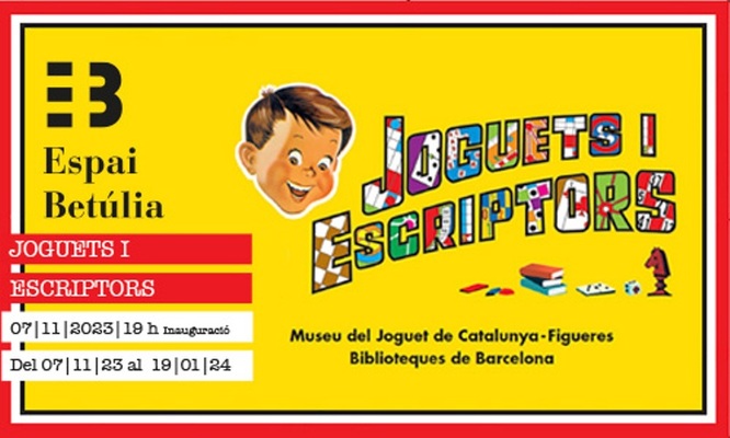 L’Espai Betúlia presenta l’exposició Joguets i escriptors que evoca un viatge al passat a través de les joguines favorites de diversos escriptors i escriptores