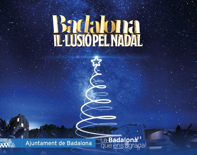 Aquest cap de setmana la màgia del Nadal arriba a Badalona amb la campanya “Il·lusió pel Nadal”